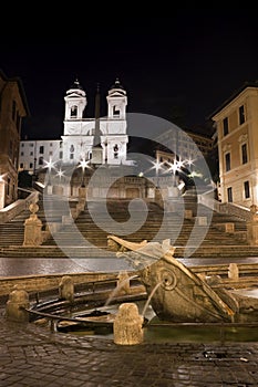 The Spanish Steps and TrinitÃÂ  dei Monti. photo